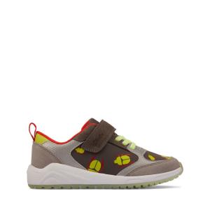 Clarks Aeon Glow Kid Schulschuhe Jungen Grau | CLK764GHO