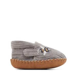 Clarks Atlas LRG Schulschuhe Jungen Grau | CLK764AJK