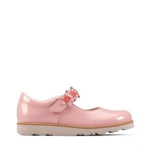 Clarks Crown Petal Kid Schulschuhe Mädchen Hellrosa | CLK953RPH