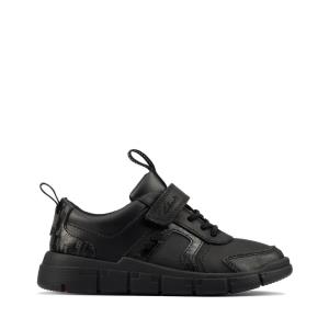 Clarks Encode Bright Kid Schulschuhe Mädchen Schwarz | CLK015HON