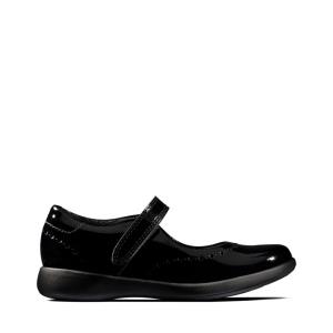 Clarks Etch Craft Kid Schulschuhe Mädchen Schwarz | CLK701DAU