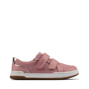 Clarks Fawn Solo Kid Schulschuhe Jungen Hellrosa | CLK758PIY