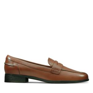 Clarks Hamble Loafer Flache Schuhe Damen Braun | CLK863WAM