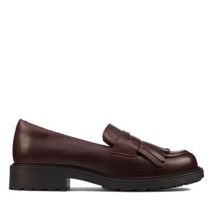 Clarks Orinoco 2 Loafer Flache Schuhe Damen Bordeaux | CLK381FCP