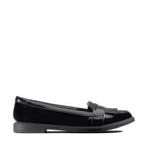 Clarks Scala Bright Youth Schulschuhe Mädchen Schwarz | CLK036SWE