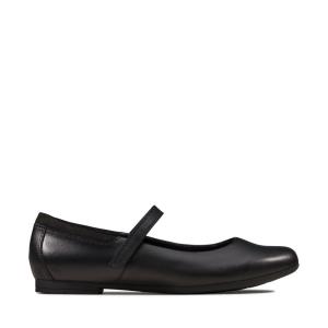 Clarks Scala Dawn Youth Schulschuhe Mädchen Schwarz | CLK724SVT