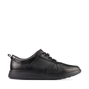 Clarks Scape Track Youth Schulschuhe Mädchen Schwarz | CLK294UES