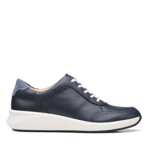 Clarks Un Rio Mix Sneaker Damen Navy | CLK386PLA