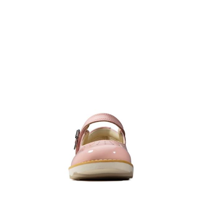 Clarks Crown Jump Kid Schulschuhe Mädchen Rosa | CLK635DPM