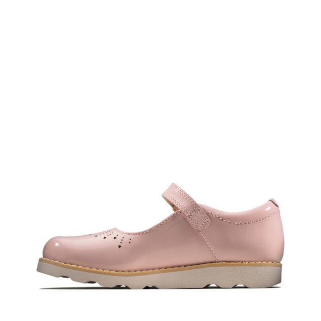 Clarks Crown Jump Kid Schulschuhe Mädchen Rosa | CLK635DPM