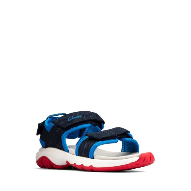 Clarks Expo Sea K Sandalen Jungen Navy | CLK490VWR