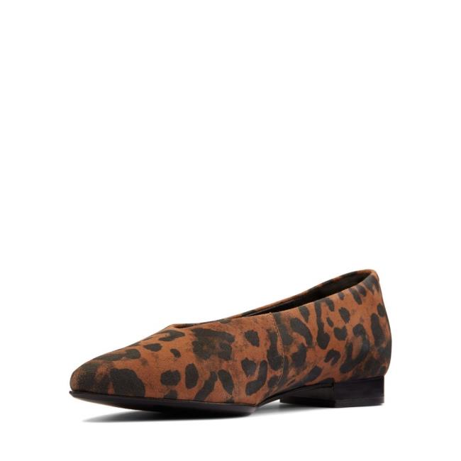 Clarks Laina15 Easy Flache Schuhe Damen Leopard | CLK410CET