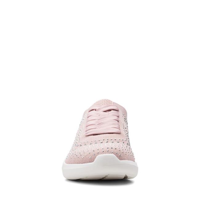 Clarks Nova Spark Flache Schuhe Damen Rosa | CLK179RWX