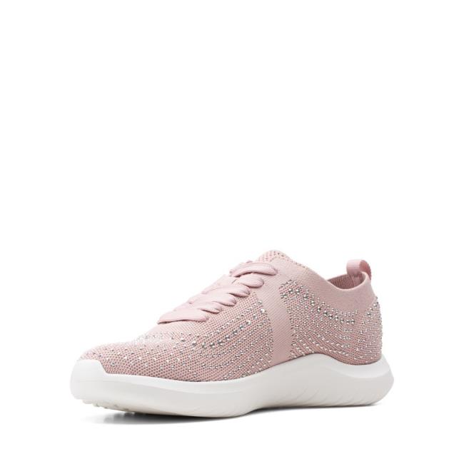 Clarks Nova Spark Flache Schuhe Damen Rosa | CLK179RWX