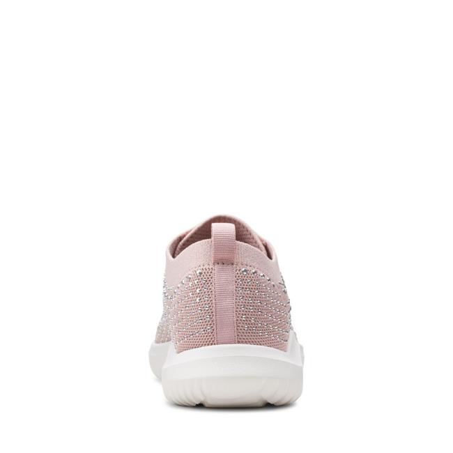 Clarks Nova Spark Flache Schuhe Damen Rosa | CLK179RWX