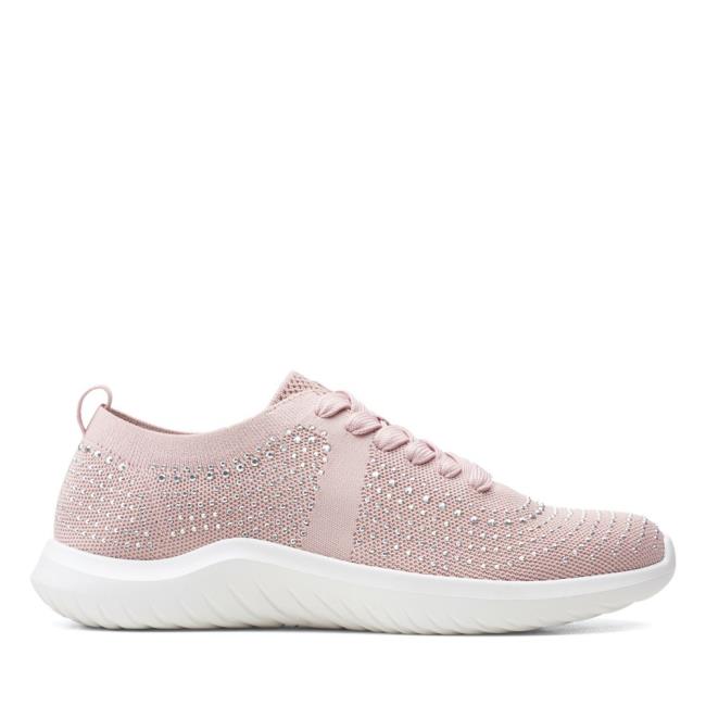 Clarks Nova Spark Flache Schuhe Damen Rosa | CLK179RWX