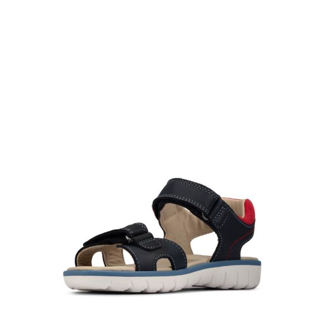 Clarks Roam Surf Youth Sandalen Jungen Navy | CLK162KTB