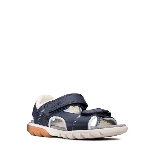 Clarks Rocco Wave Kid Sandalen Jungen Navy | CLK604EBV