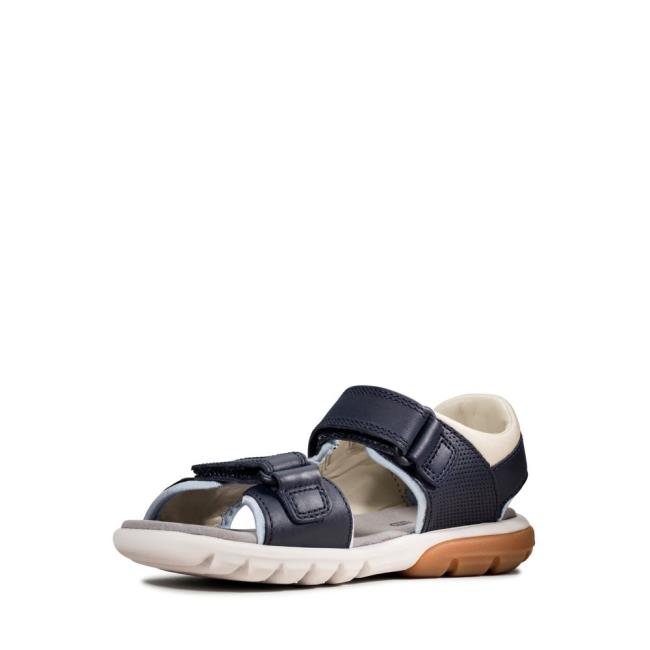 Clarks Rocco Wave Kid Sandalen Jungen Navy | CLK604EBV