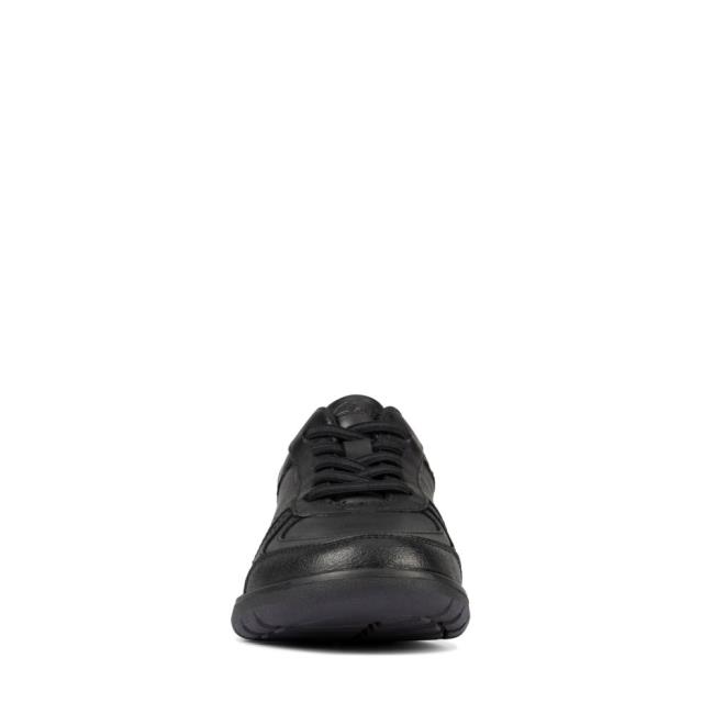 Clarks Scape Track Kid Schulschuhe Mädchen Schwarz | CLK931DOQ