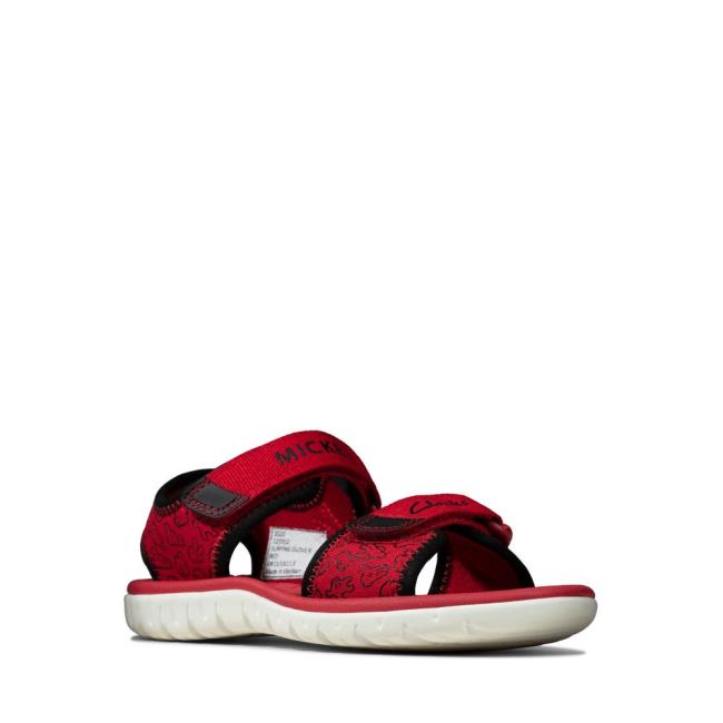 Clarks Surfing Glove Kid Sandalen Jungen Rot | CLK459VJS