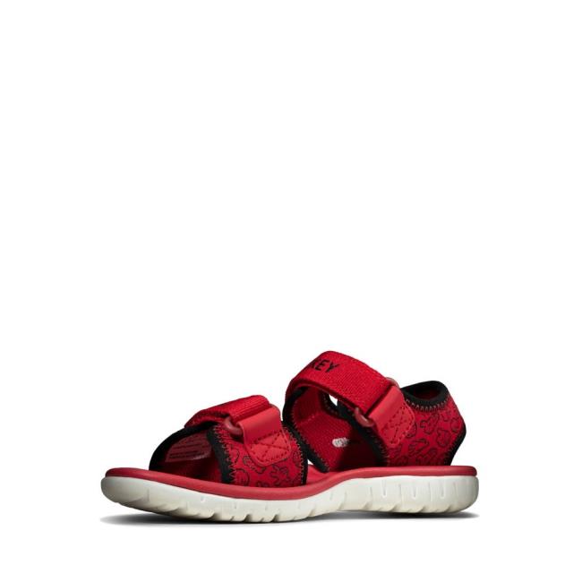 Clarks Surfing Glove Kid Sandalen Jungen Rot | CLK459VJS