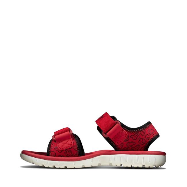 Clarks Surfing Glove Kid Sandalen Jungen Rot | CLK459VJS