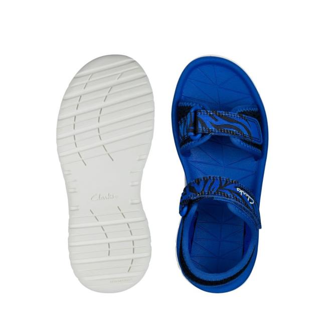 Clarks Surfing Tide Kid Sandalen Jungen Navy | CLK371NTE