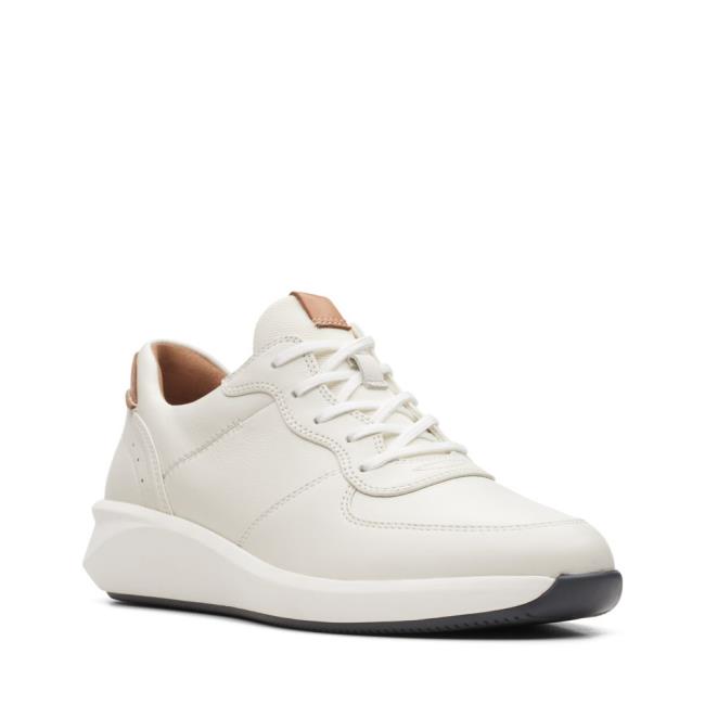 Clarks Un Rio Sprint Sneaker Damen Weiß | CLK201NMR